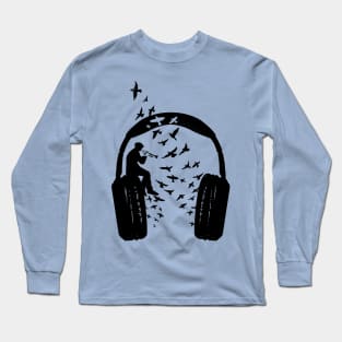 Headphone Bugle Long Sleeve T-Shirt